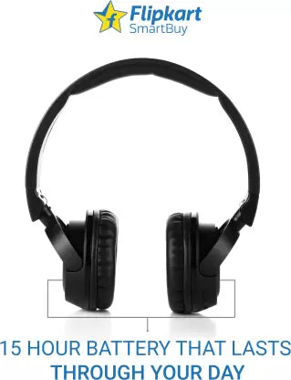Flipkart SmartBuy BassMoverz 18LY30BK Bluetooth Headset (Black, On the Ear) Flipkart SmartBuy BassMoverz 18LY30BK Bluetooth Headset (Black, On the Ear)